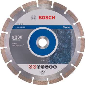 Bosch - Diamantdoorslijpschijf Standard for Stone 230 x 22,23 x 2,3 x 10 mm