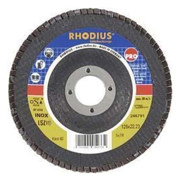 Rhodius 205586 Lamellenslijpschijf LSZ F1 Diameter 125 mm Binnendiameter 22.2 mm Korreling 80 1 stuk(s)