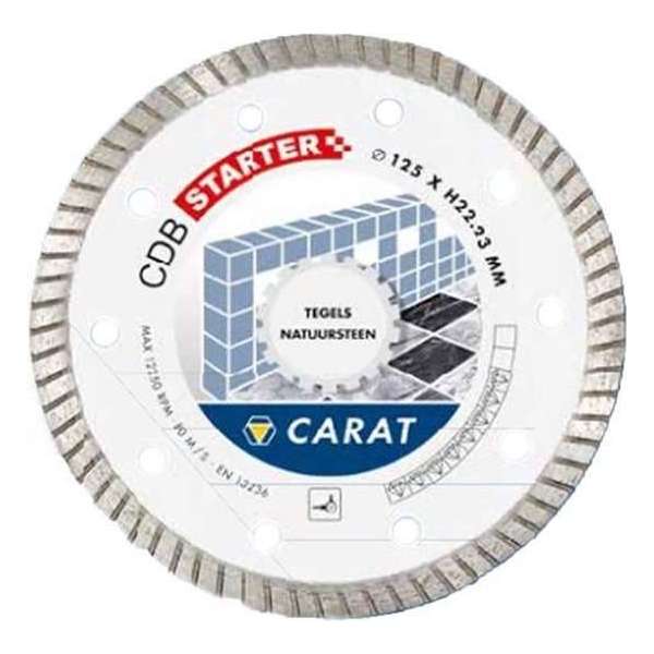 Carat CDBS125300 Diamantzaagblad voor droogzagen - 125x22,23mm - Tegels/Natuursteen