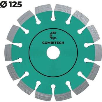 Diamantschijf universeel 125mm - Diverse steensoorten - Premium Diamantzaagblad