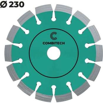 Diamantschijf universeel 230mm - Diverse steensoorten - Premium Diamantzaagblad