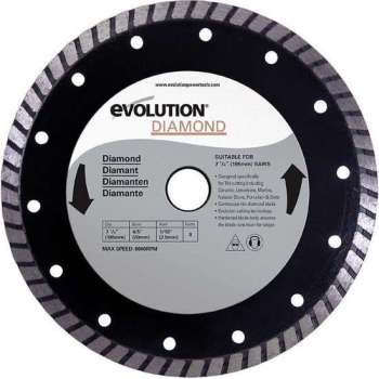 EVOLUTION - Evolution Rage diamant zaagblad 185 mm - DIA 185 MM - DIAMOND