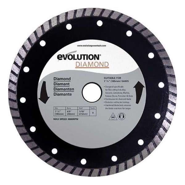 EVOLUTION - Evolution Rage diamant zaagblad 185 mm - DIA 185 MM - DIAMOND