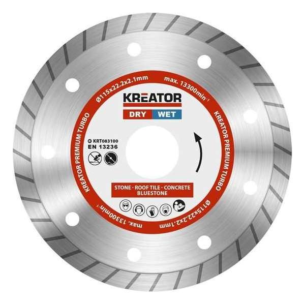 Kreator  KRT083100  Diamantschijven set – Ø115MM – universeel