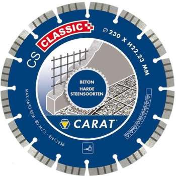 Carat CSC1509000 Diamantzaagblad voor droogzagen - 150 x 22,23mm - Beton