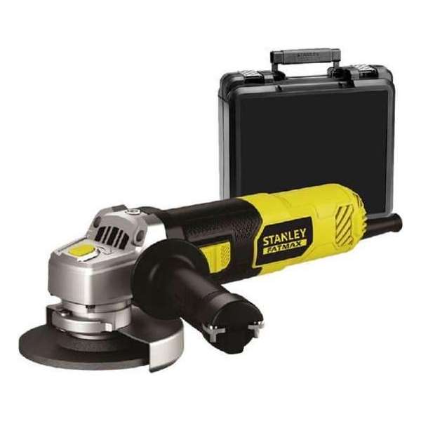 850W haakse slijper, 115mm, accessoires, koffer