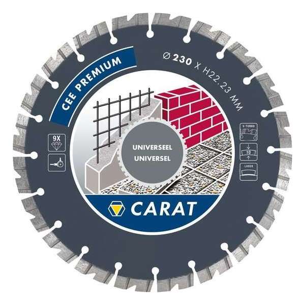 Carat universeel diamant zaagblad 230mm