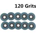 10PCS 125mm Professionele Flap Discs 5 Inch Schuurschijven 40/60/80/120 Grit Slijpschijven Blades Voor Haakse Slijper 120 Grit