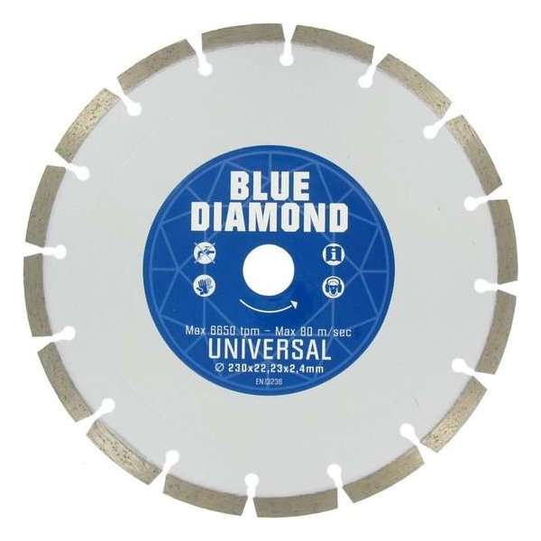 Carat BLUE DIAMOND diamantdroogzaag - 125x22mm - universeel