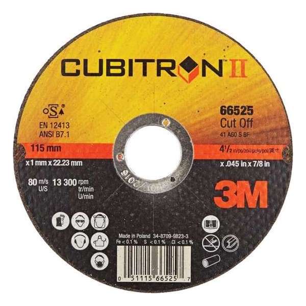 3M™ Cubitron™ II doorslijpschijf T41, 115 x 1,0 mm