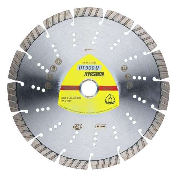 DT 900 U diamantschijf 125 x 2,4 x 22,23mm 9 segmenten 33 x