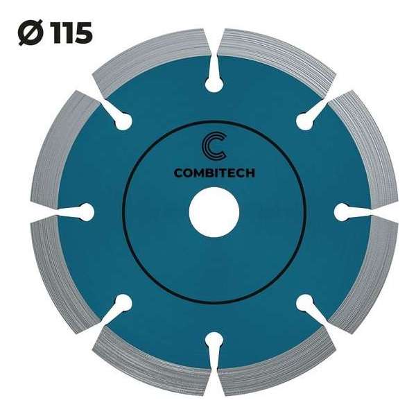 Diamantschijf beton 115mm - Harde steensoorten - Premium Diamantzaagblad