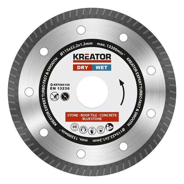 Kreator  KRT085100  Diamantschijven set – Ø115MM