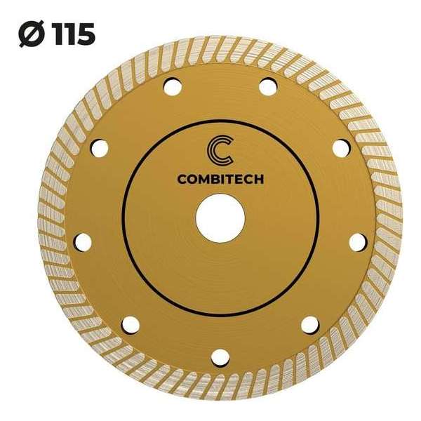 Diamantschijf voor tegels met dunne zaagsnede - Diameter 115mm