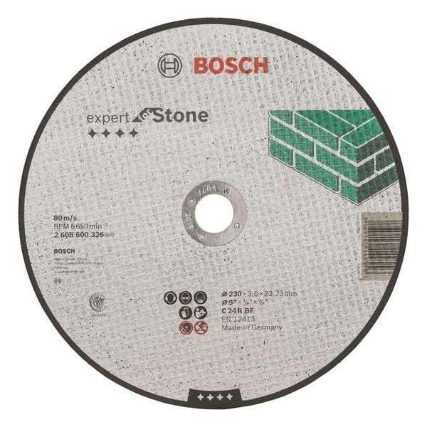 Bosch - Doorslijpschijf recht Expert for Stone C 24 R BF, 230 mm, 22,23 mm, 3,0 mm