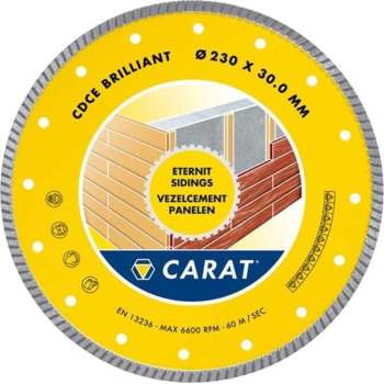 Carat CDCE150500 CDCE Brilliant Diamantdoorslijpschijf - 150 x 30mm - vezelcement en eternit