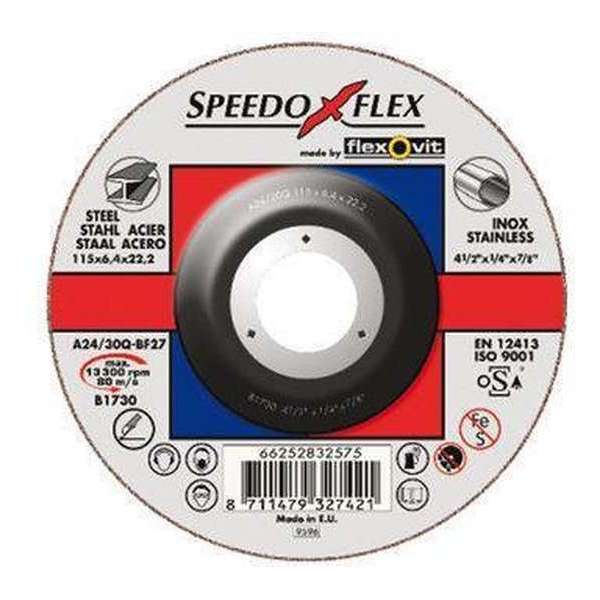 Speedoflex afbraamschijf SP A24/30Q 125x6.4x22.2 BF27