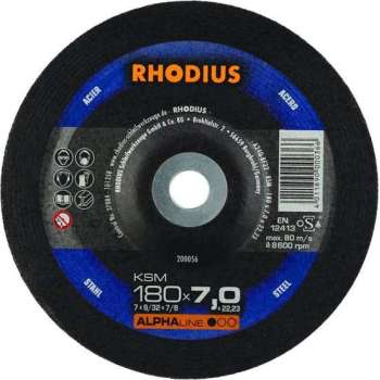 Rhodius afbraamschijf KSM 180mm Alphaline