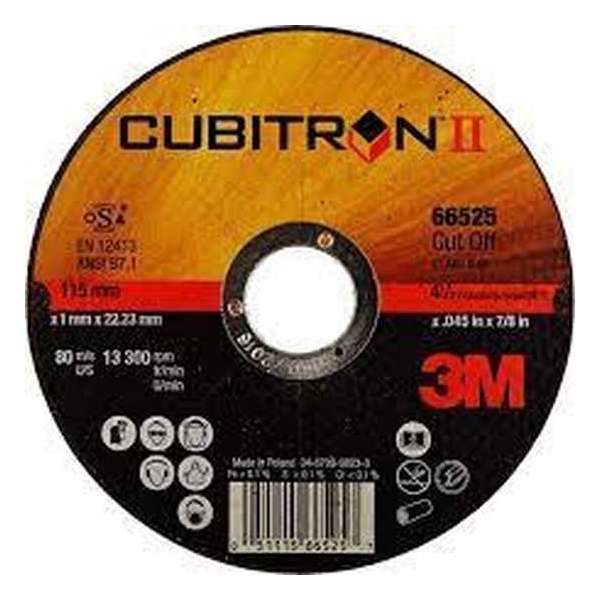 3M™ Cubitron™ II doorslijpschijf T41, 125 x 1,6 mm