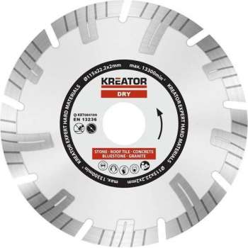 Kreator  KRT084100  Diamantschijven set – Ø115MM – universeel