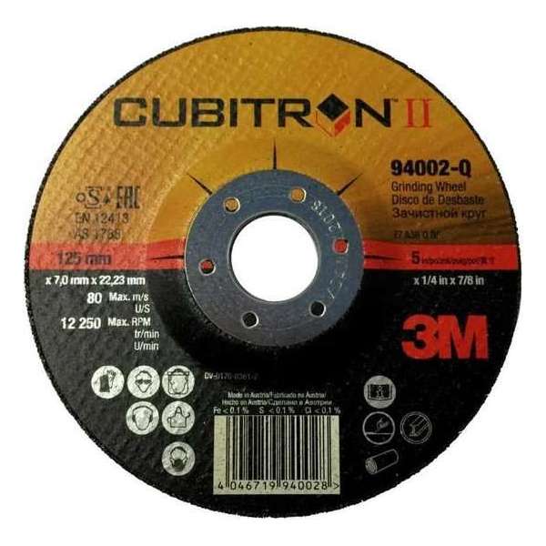 3M™ Cubitron™ II afbraamschijf T27 150 x 7,0 mm