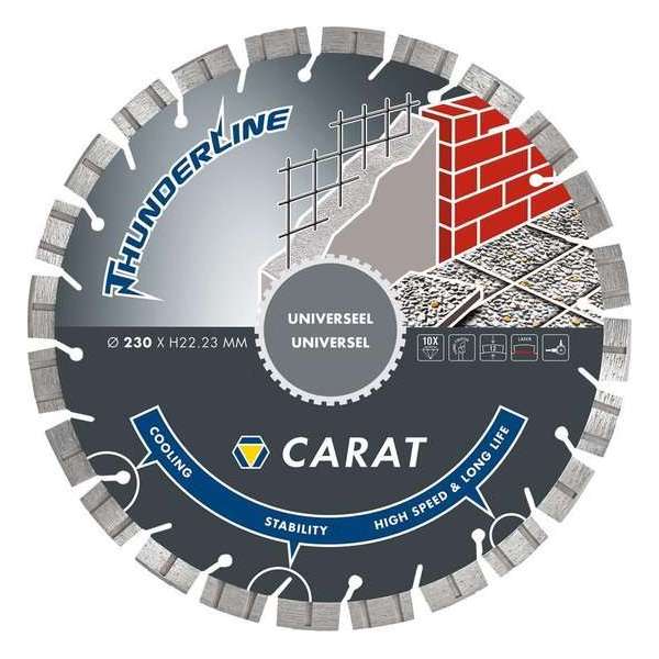 Carat universeel zaagblad brilliant Thunderline 230mm