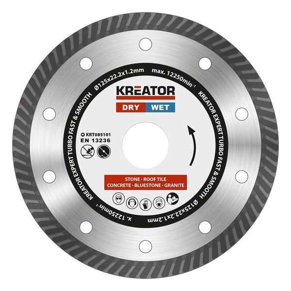 Kreator  KRT085101  Diamantschijven set – Ø230MM