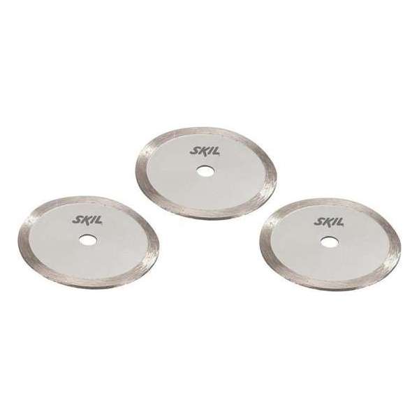 Skil zaagbladen set - diamant - 3 stuks - Voor Skil 5330 AA Minicirkelzaag