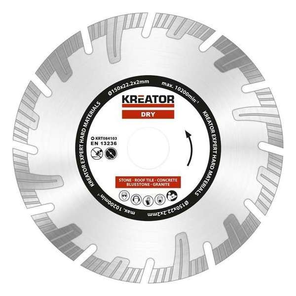 Kreator  KRT084103  Diamantschijven set – Ø150MM