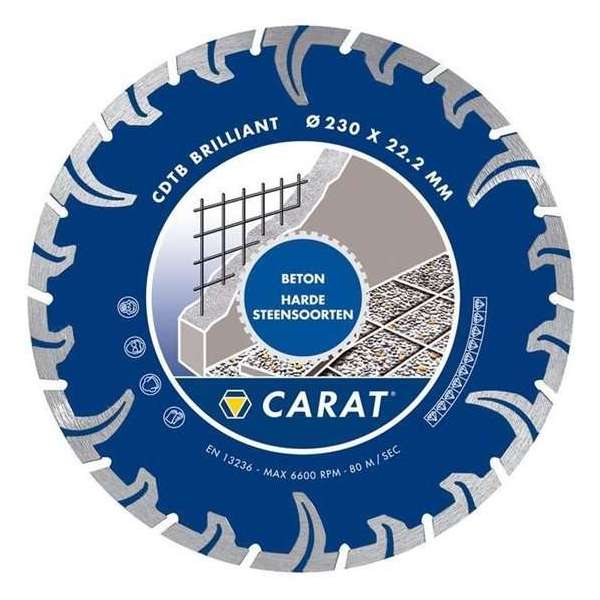 Carat Diamantzaag Cdtb-Br 115x22 Turbo Dry