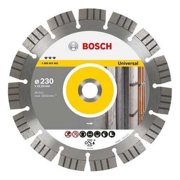 Bosch - Diamantdoorslijpschijf Best for Universal and Metal 115 x 22,23 x 2,2 x 12 mm