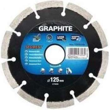 Graphite 57H870 Diamantschijf 200x22x8,0x2,5mm, Segment, MPA EN13236