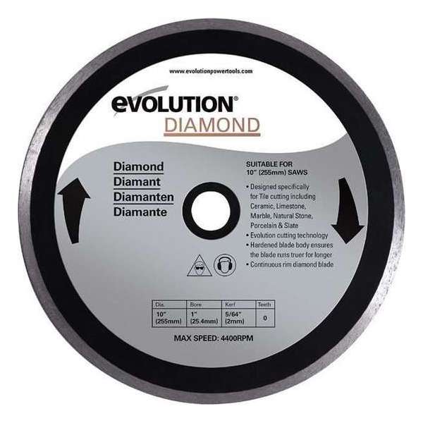 EVOLUTION - Evolution Rage diamant zaagblad 255 mm - DIA 255 MM - DIAMOND