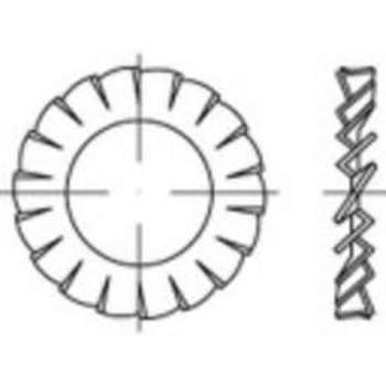 TOOLCRAFT 138454 Lamellenschijven Binnendiameter: 5.3 mm DIN 6798 Verenstaal Galvanisch verzinkt 500 stuk(s)