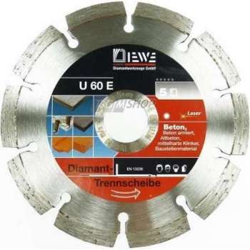 Diewe 125mm Diamond Blade U 60 E