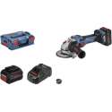 Bosch Professional BITURBO GWS 18V-15 SC 06019H6102 Haakse accuslijper 125 mm Incl. 2 accus 1500 W 18 V 5.5 Ah