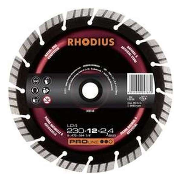 Rhodius 303161 Rhodius LD4 diamantdoorslijpschijf 125 x 12,0 x 2,2 x 22,23 mm Diameter 125 mm 1 stuk(s)