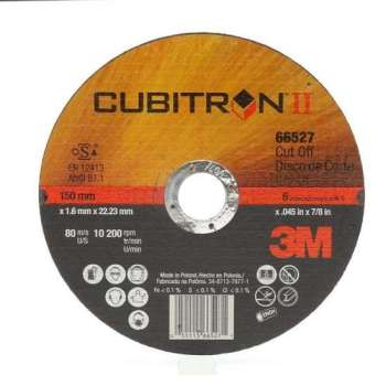 3M 65512 Cubitron II Doorslijpschijf - 22 x 125mm