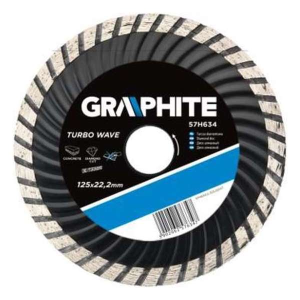 Graphite 57H632 Diamantschijf 115x22x6,0x2,4mm, Turbo, MPA EN13236