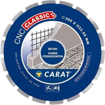 Carat diamantzaag beton ø350x25,40mm, cnc classic