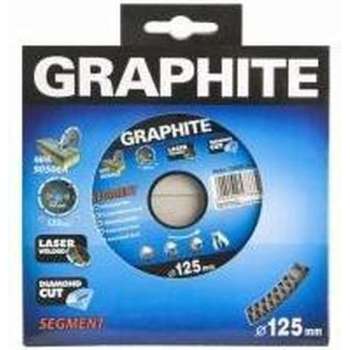 Graphite Diamantschijf 125x22x8,0x2,4mm, Segment Type X, Gelaserd, Harde Materialen Mpa En13236