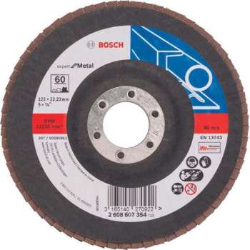 Bosch - Lamellenschuurschijf 125 mm, 22,23 mm, 60