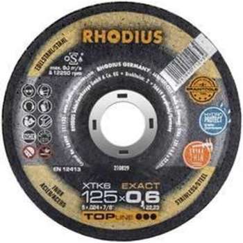 Rhodius XTK6 EXACT 210829 Cutting disc (off-set) 125 mm 22.23 mm 1 pc(s)