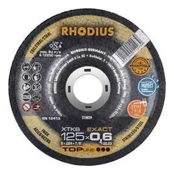 Rhodius XTK6 EXACT 210829 Cutting disc (off-set) 125 mm 22.23 mm 1 pc(s)