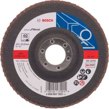 Bosch - Lamellenschuurschijf 125 mm, 22,23 mm, 40