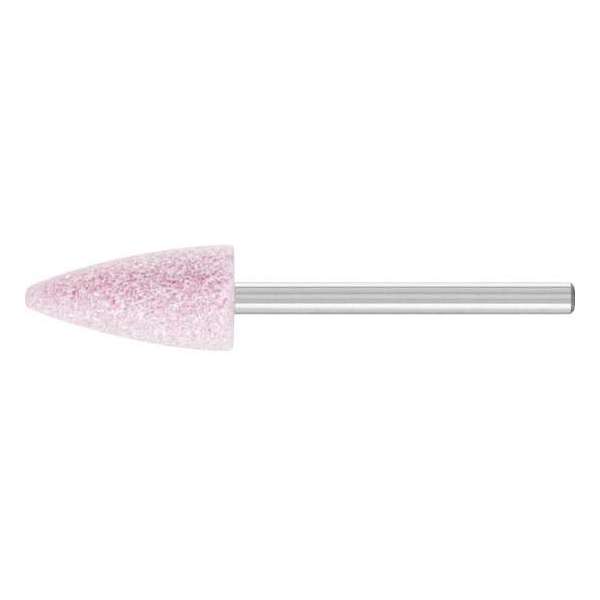 PFERD Stiftsteen, kegel - Buiten-ø 10 mm - Stift-ø 3 mm - Korrel 80 - B 52 3 AR 80 O5V STEEL EDGE