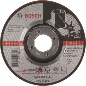 Bosch - Semiflexibele afbraamschijf WA 46 BF, 115 mm, 22,23 mm, 3,0 mm