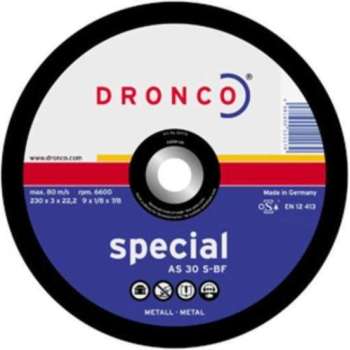 Dronco Doorslijpschijf - 180 mm Metaal Superflex