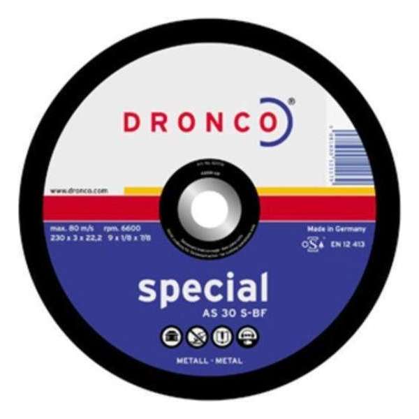 Dronco Doorslijpschijf - 180 mm Metaal Superflex