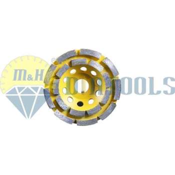 M&H diatools Diamantfrees - universeel dubbel 115mm X asgat 22,2mm